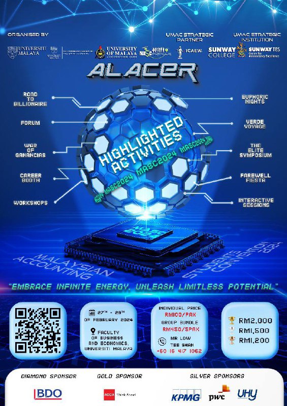 "Head over to University Malaya to stand a chance to win thrilling cash prizes a