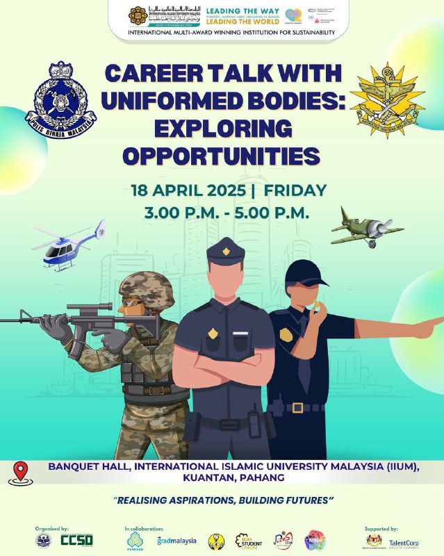 🚨CAREER TALK: UNIFORMED BODIES – EXPLORE YOUR FUTURE! 🚨