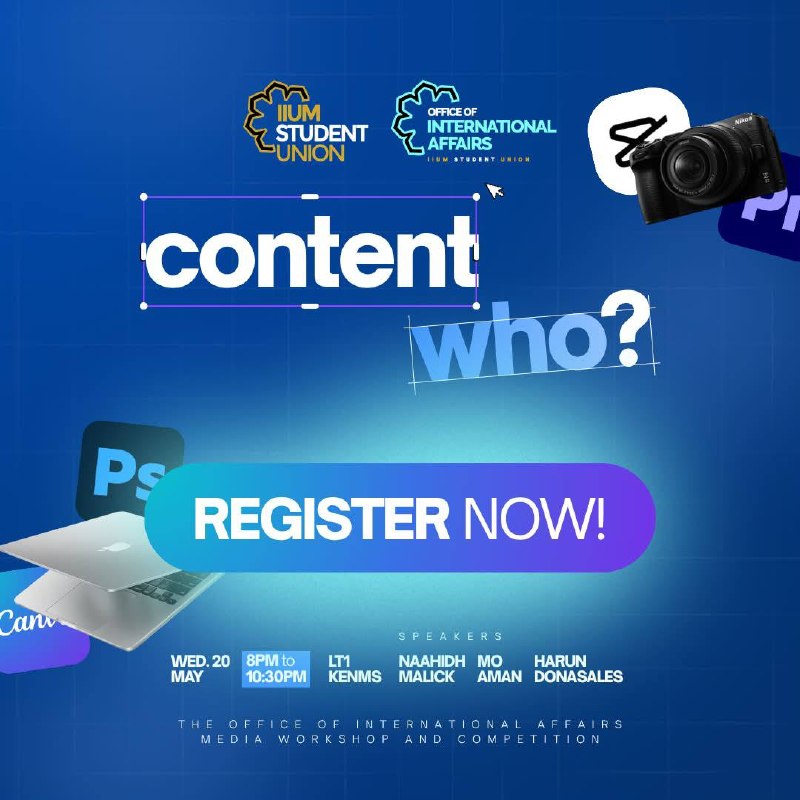 Welcome to IO's Content Who? Media Workshop & Competition!