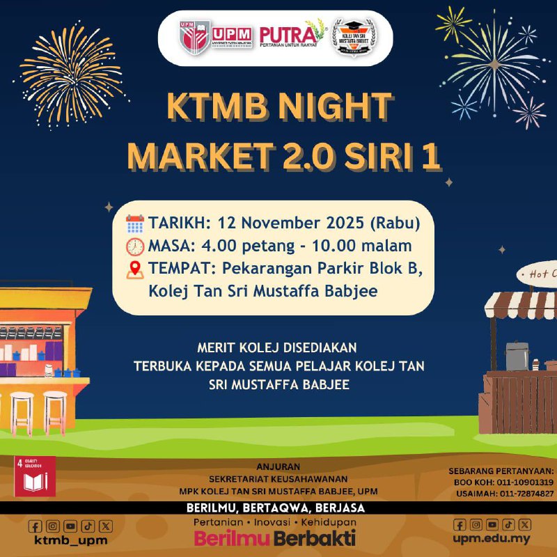 [PROGRAM KTMB NIGHT MARKET 2.0 SIRI 1]