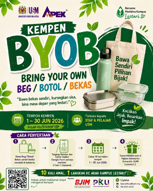 🌿♻️ BYOB CAMPAIGN IS BACK AGAIN! ♻️🌿