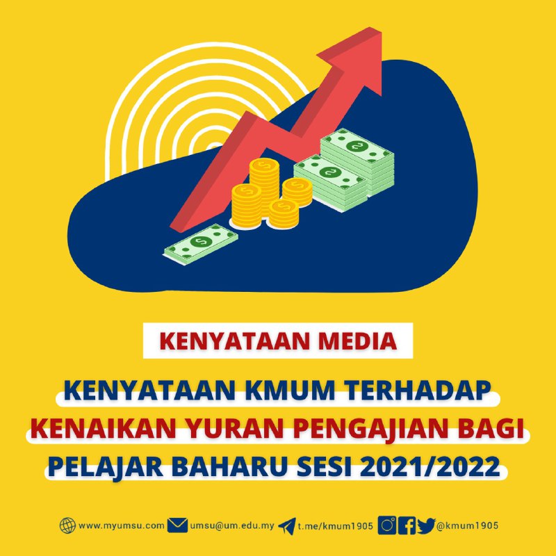 [KENYATAAN KMUM TERHADAP KENAIKAN YURAN PENGAJIAN BAGI PELAJAR BAHARU SESI PENGA