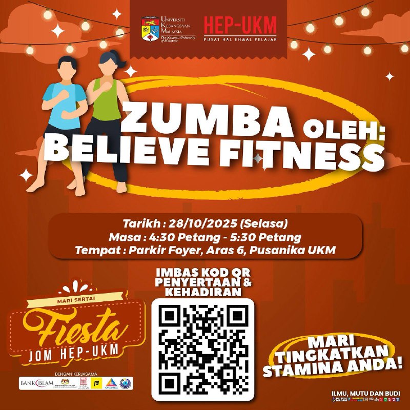 🏃🏻‍♂️ ZUMBA oleh Believe Fitness!