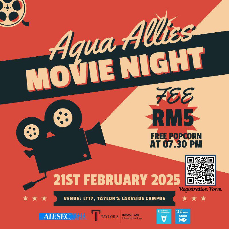🎬 Join us for a thought-provoking Movie Night! 🌊