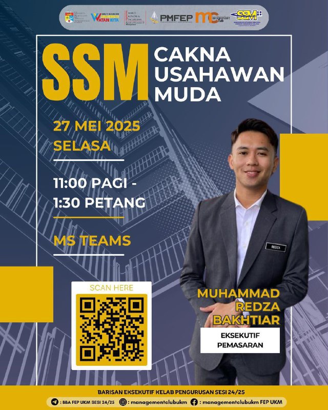 SSM Cakna Usahawan Muda Online Talk
