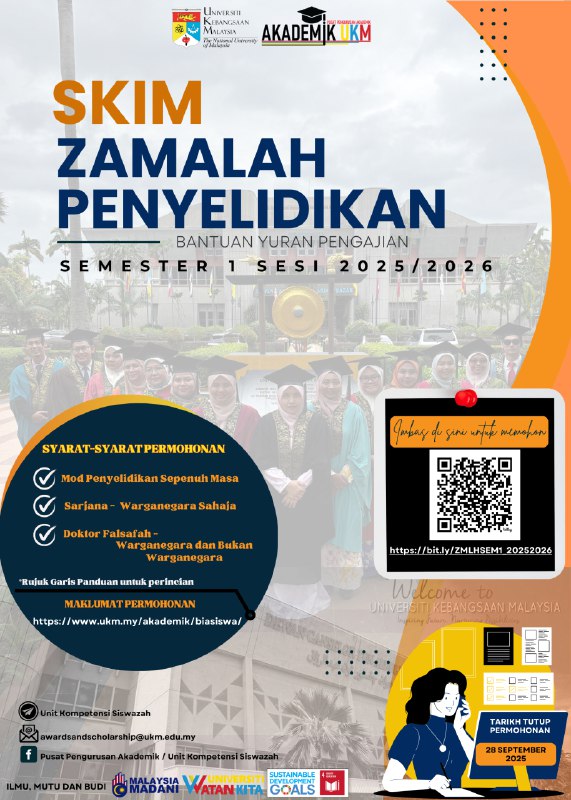 🔊We are pleased to inform that Universiti Kebangsaan Malaysia (UKM) has opened