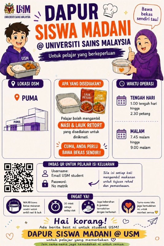 🍱 MADANI Student Kitchen Programme @ USM🎓
