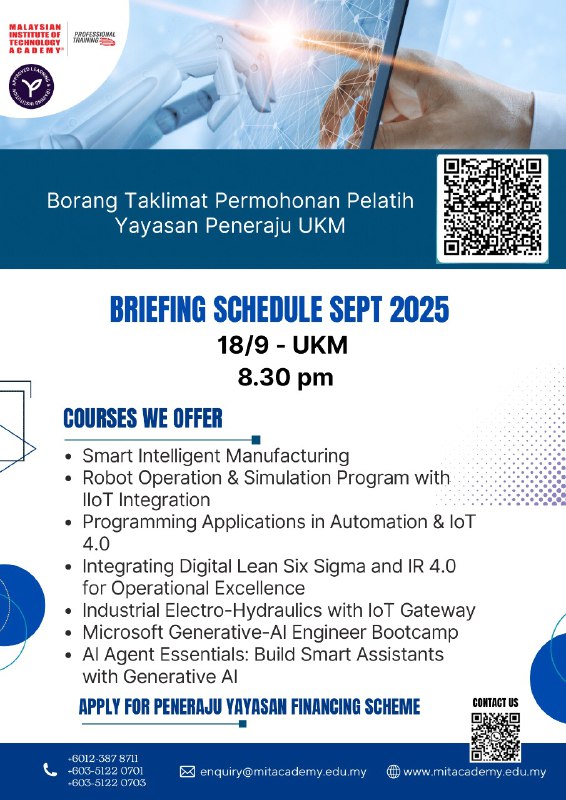 Yayasan Peneraju Skills Training Online Briefing