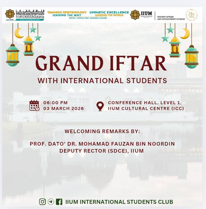 🌙 GRAND IFTAR 2026 – REGISTRATION OPEN 🌙