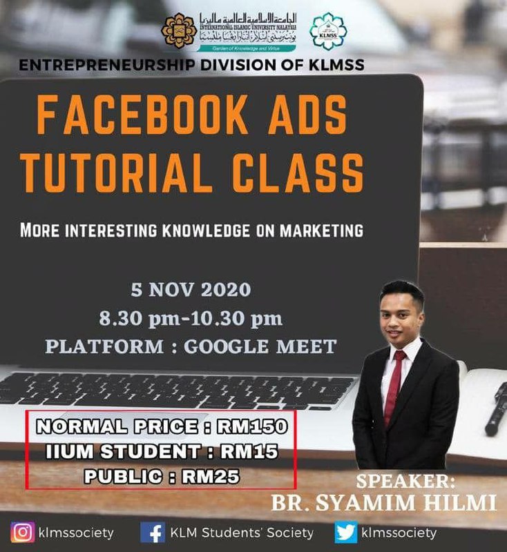 [FB ADS TUTORIAL CLASS]