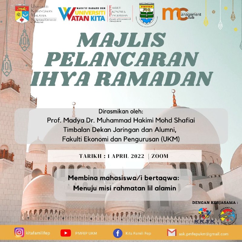 Ihya' Ramadan 2022 Launch Ceremony
