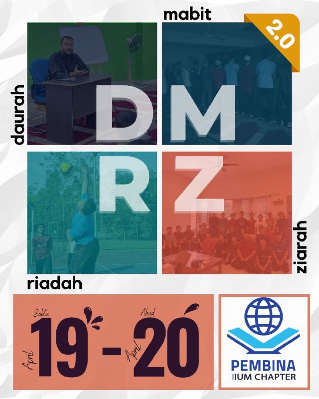 🌙 DMRZ 2.0: Daurah, Mabit & Ziarah