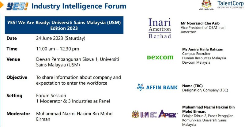 Industry Intelligence Forum