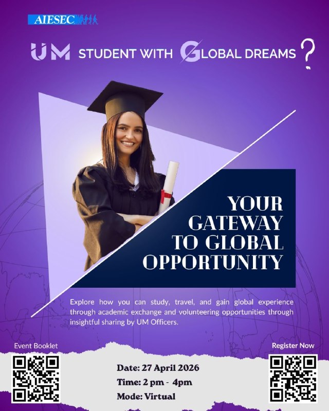 UM students dreaming of studying abroad? ✈️🌍