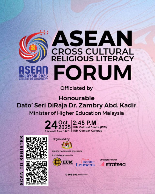 Join us at the ASEAN Cross-Cultural Religious Literacy Forum — a platform that c