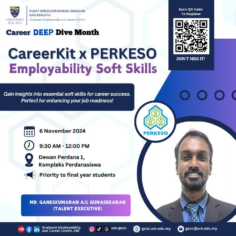 Boost Your Employability with CareerKit X PERKESO!
