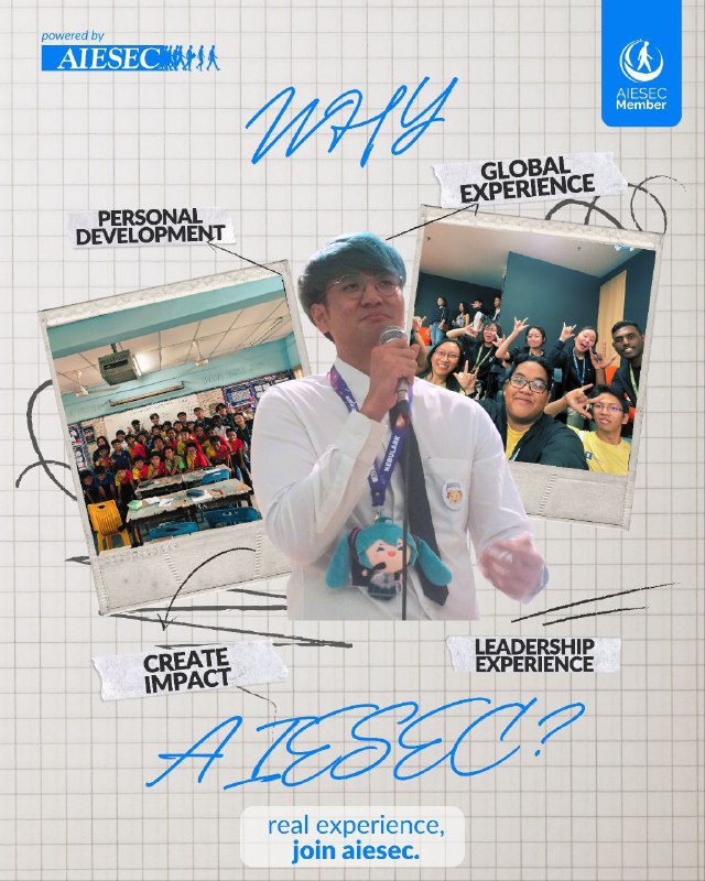 🌍✨ Why AIESEC? Because here, it’s just real!