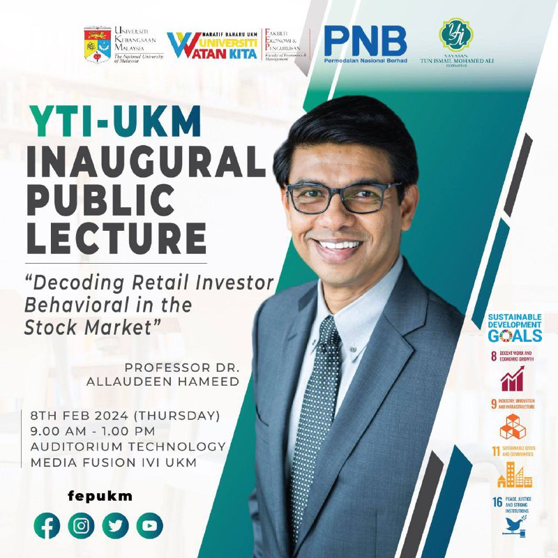 🔹YTI-UKM INAUGURAL PUBLIC LECTURE 2024🔹