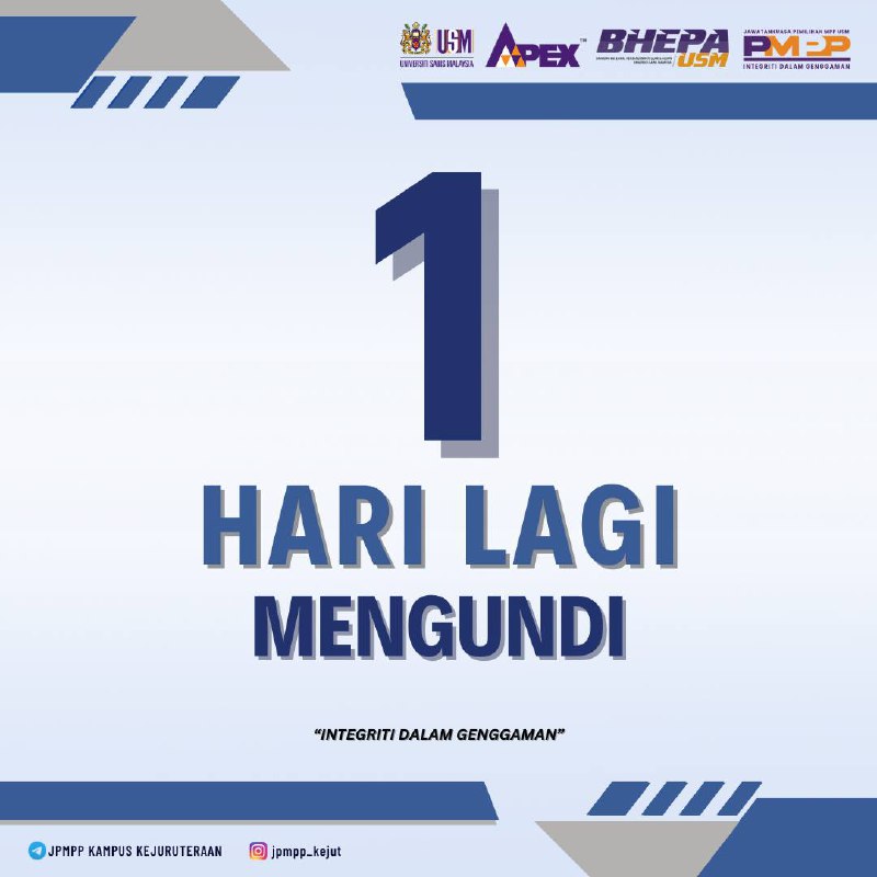 [COUNTDOWN PENGUNDIAN BAGI MAJLIS PERWAKILAN PELAJAR SIDANG AKADEMIK 2024/2025]