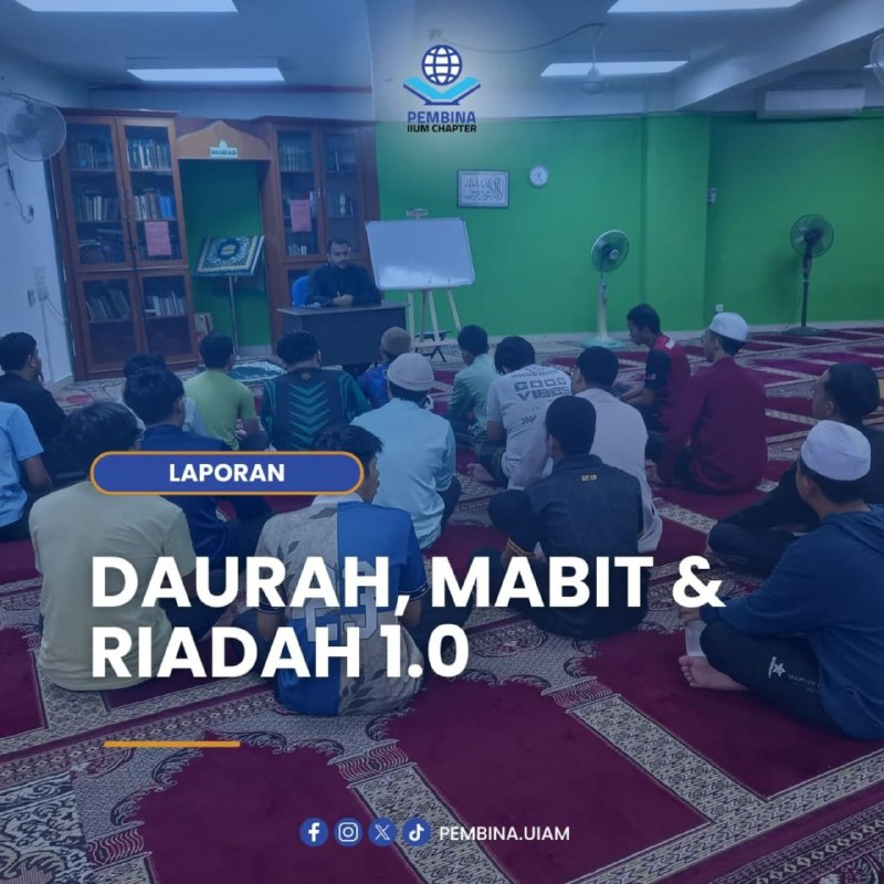 Report | Daurah, Mabit and Riadah 1.0