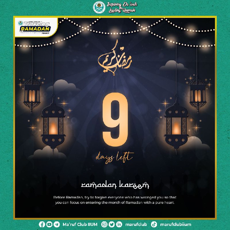 𝟗 𝐃𝐀𝐘𝐒 𝐔𝐍𝐓𝐈𝐋 𝐑𝐀𝐌𝐀𝐃𝐀𝐍 🌙