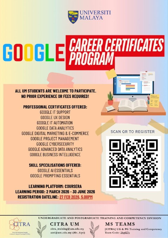CAREER CERTIFICATES PROGRAM