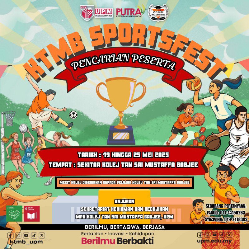 [PARTICIPANT SEARCH FOR THE KTMB SPORTSFEST PROGRAM]