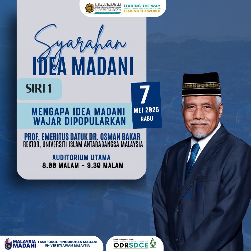 Syarahan Idea MADANI Siri 1
