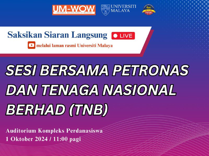 [LIVE FROM THE PERDANASISWA COMPLEX AUDITORIUM]
