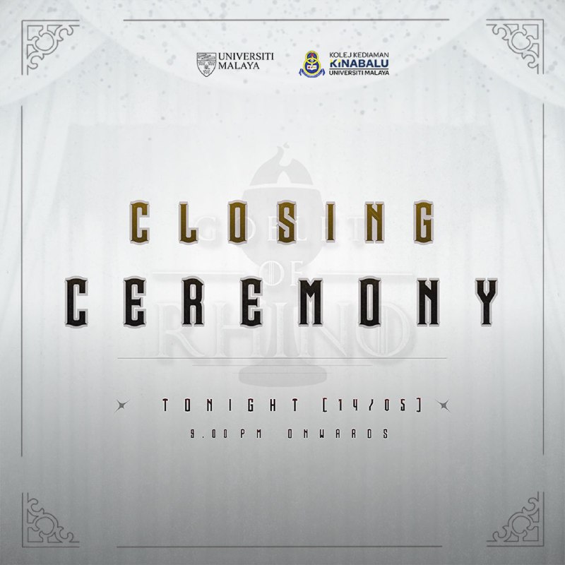 [Closing Ceremony of Goblet of Rhinos🏆]