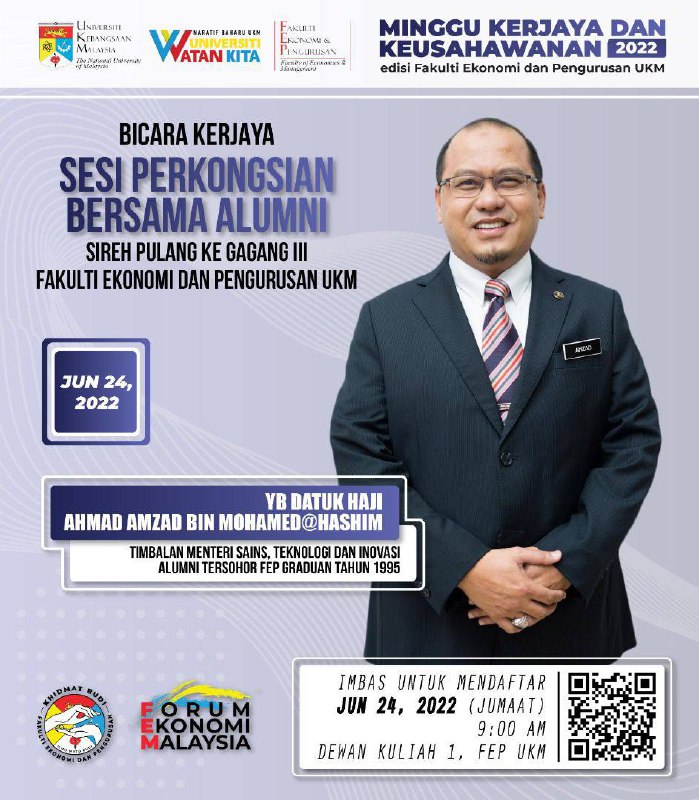 Career Talk with YB Datuk Haji Ahmad Amzad