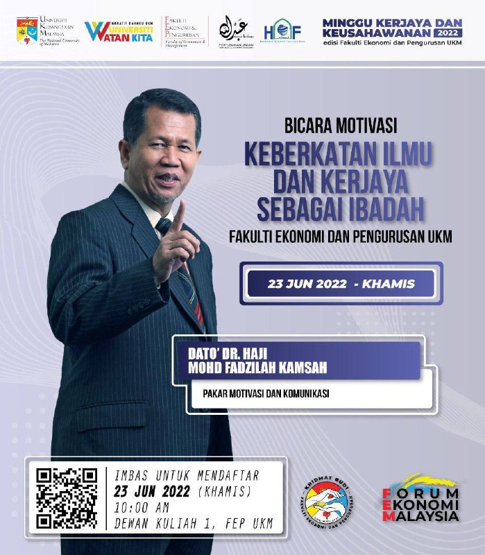 Motivational Talk: Blessed Knowledge and Career as Worship