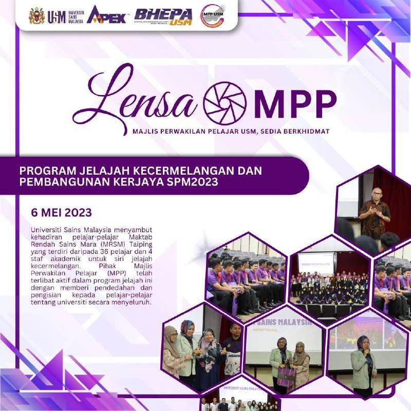 Excellence and Career Development Tour Programme SPM2023