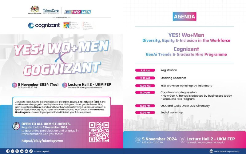YES! Wo+Men x Cognizant with UKM FEP