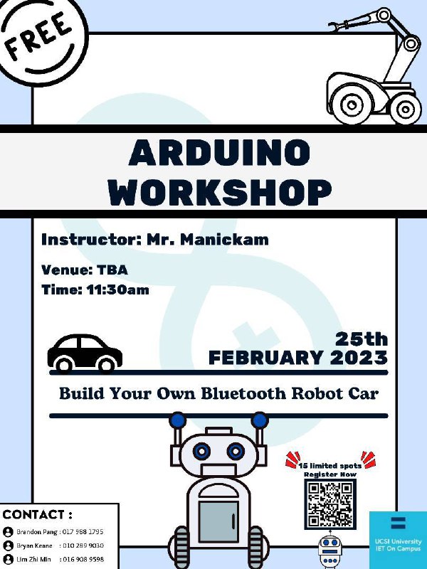 🚘 ARDUINO WORKSHOP 🚘