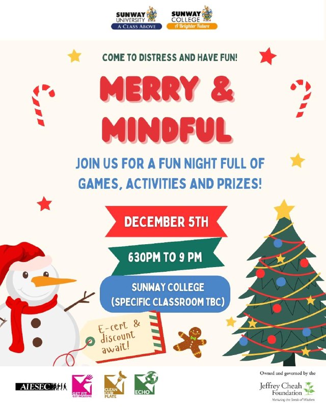 🎄 Celebrate the Festive Season with Merry and Mindful!🎄🎉