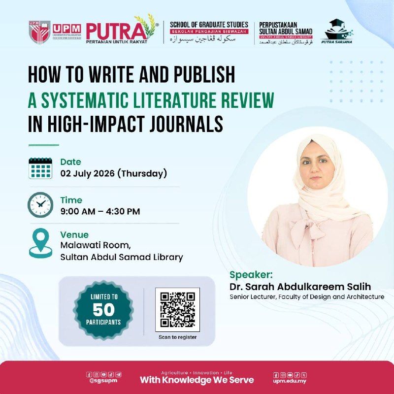 PUTRA SARJANA SEMINAR SERIES 2026