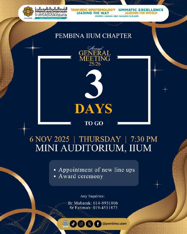 3 DAYS TO GO! 🎉