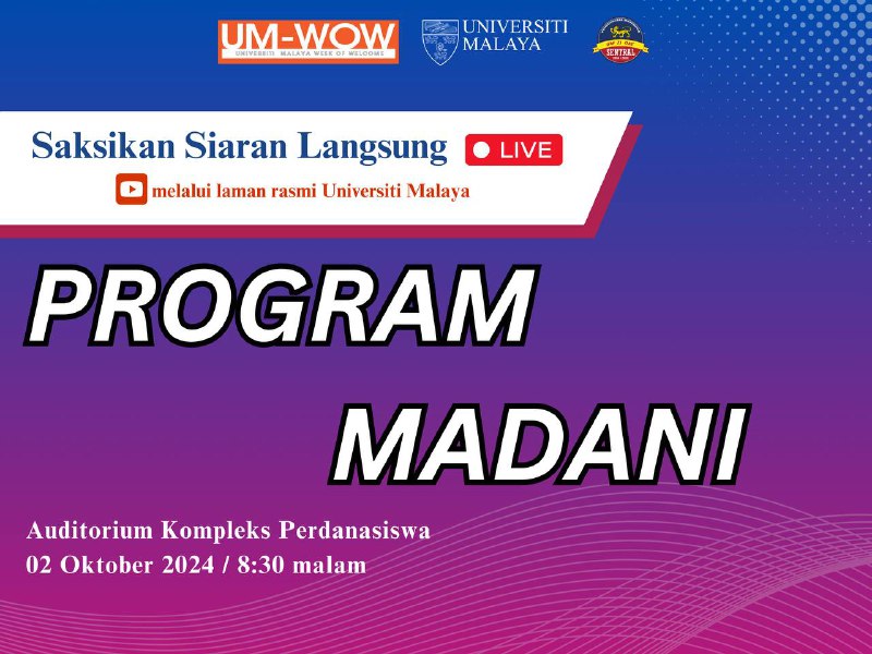 [LIVE FROM THE PERDANASISWA COMPLEX AUDITORIUM]
