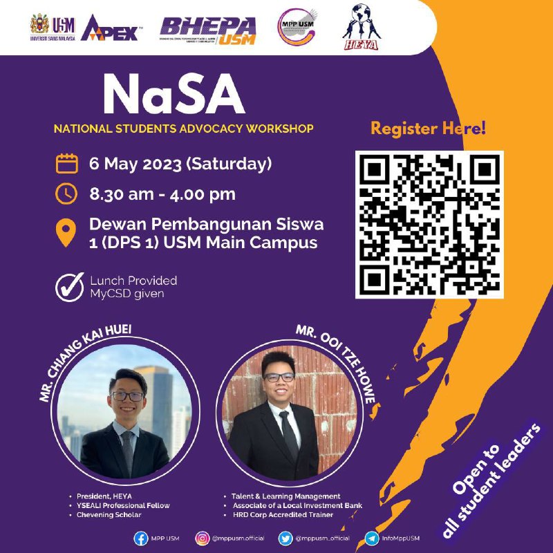 Program: National Students Advocacy Workshop (NaSA)