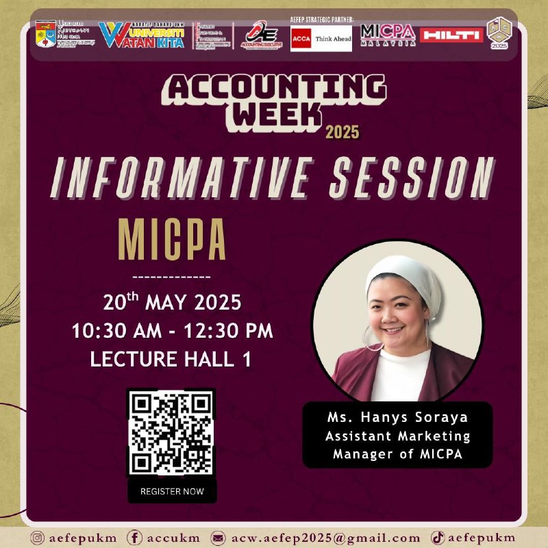 🔑 YOUR CHARTERED ACCOUNTANT JOURNEY STARTS HERE! ATTEND MICPA’S INFORMATIVE SES