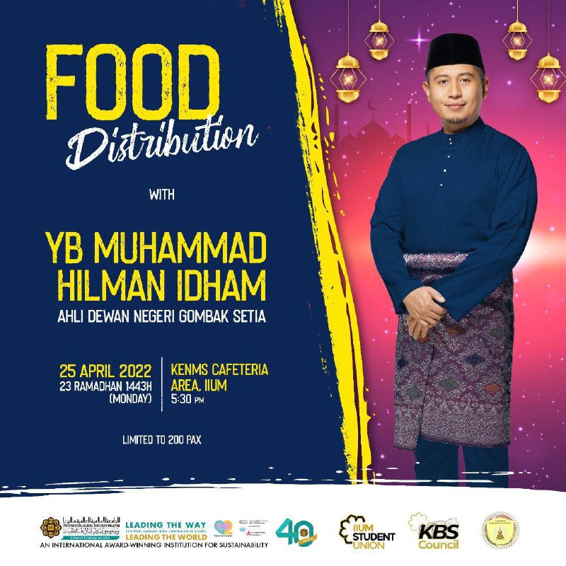 [FREE FOOD DISTRIBUTION BY PEJABAT ADN GOMBAK SETIA]