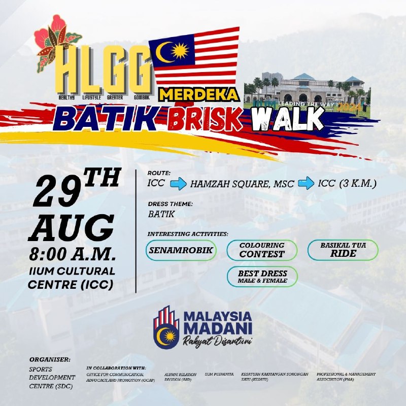 HLGG Merdeka Batik Brisk Walk 2025 🇲🇾