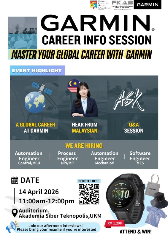 Garmin x UKM Career Info Session 2026