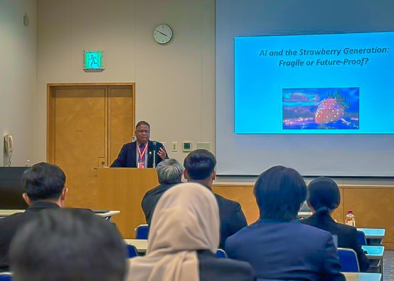 GSLS 2026, Japan: TNC HEPA USM discusses "AI & Gen Z resilience" in education