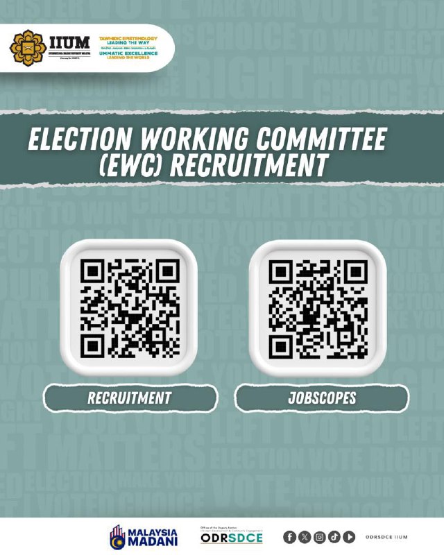 The IIUM Campus Election Commission is now progressing to the next phase of the