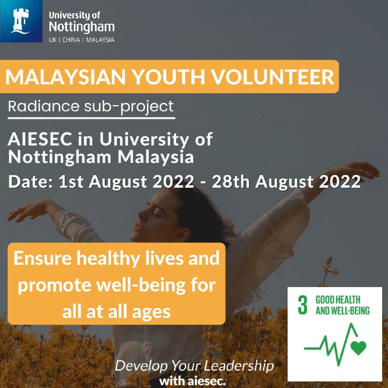 AIESEC in UNMC has created Radiance Project to increase awareness of mental heal