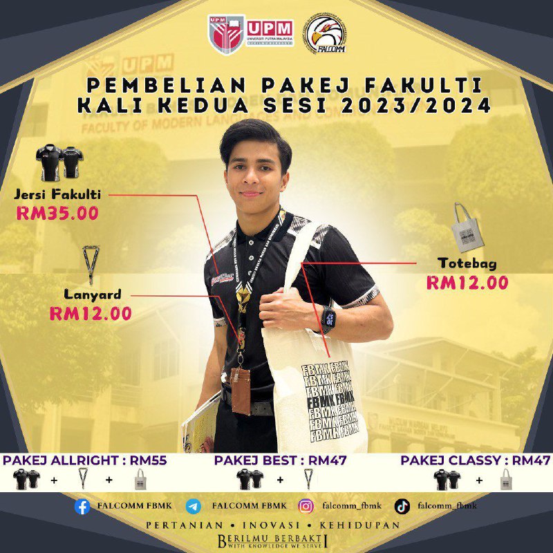 [SECOND PURCHASE OF FACULTY PACKAGE SESSION 2023/2024]