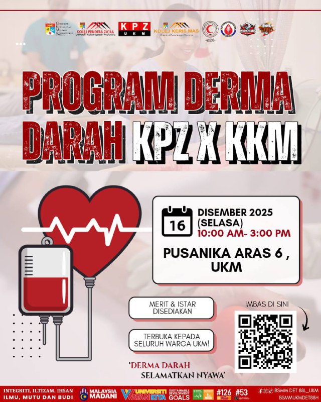 Darahmu Penyelamat Nyawa: 2025 Blood Donation Drive