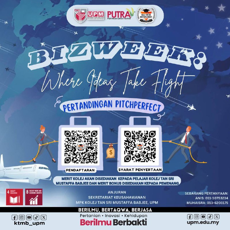 [PERTANDINGAN PITCHPERFECT CHALLENGE SEMPENA "BIZWEEK: WHERE IDEAS TAKE FLIGHT"]